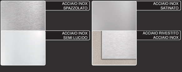 Metalli acciaio Inox Tencover